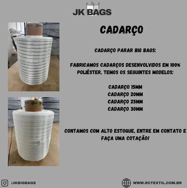 Cadarço para Big Bags - 100% Poliéster