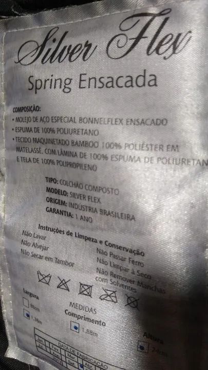 Colchão de casal Nature semi novo  - Foto 2