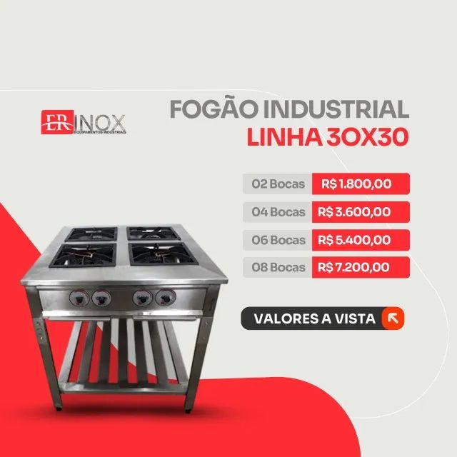 Fogão industrial 2 bocas - Foto 2