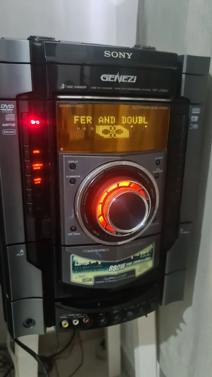 Mini system Sony FST-ZX80D - Aparelhos de Som - Jardim da Penha