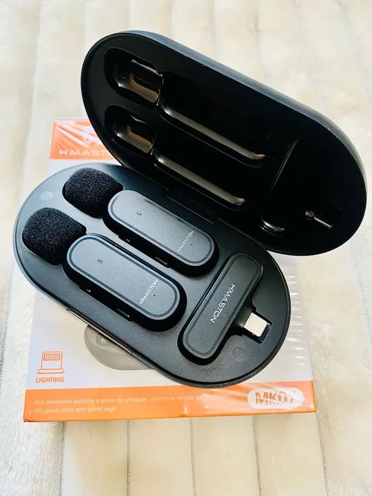 Microfone de Lapela Profissional HMASTON - 30% OFF - Foto 5