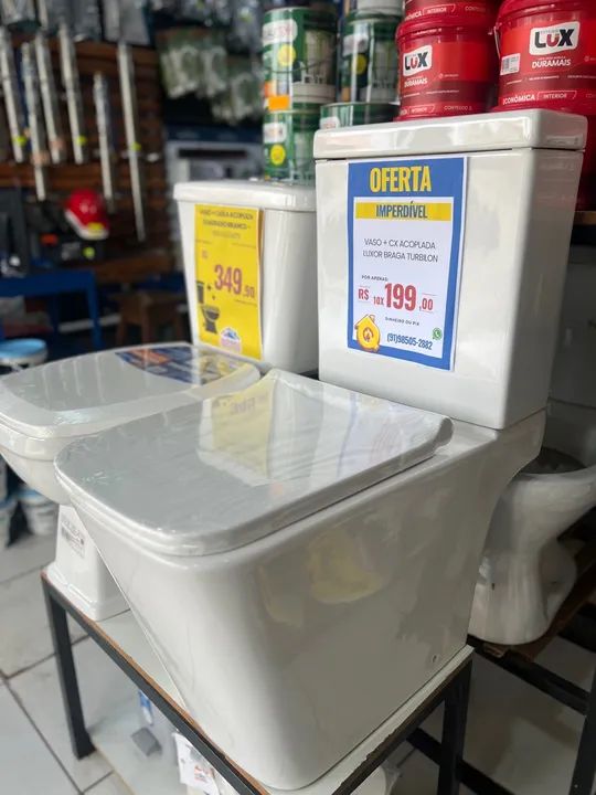 Vaso Sanitário + Caixa Acoplada - Imperdivel!