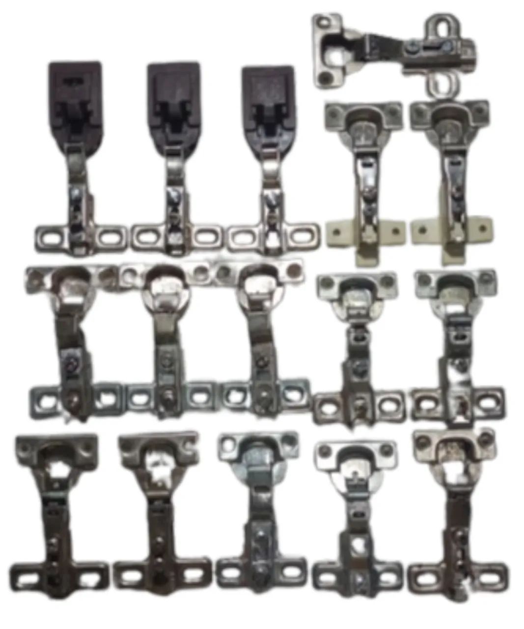 Kit 16 Dobradiças Porta De Armário Caneco 25mm Metal