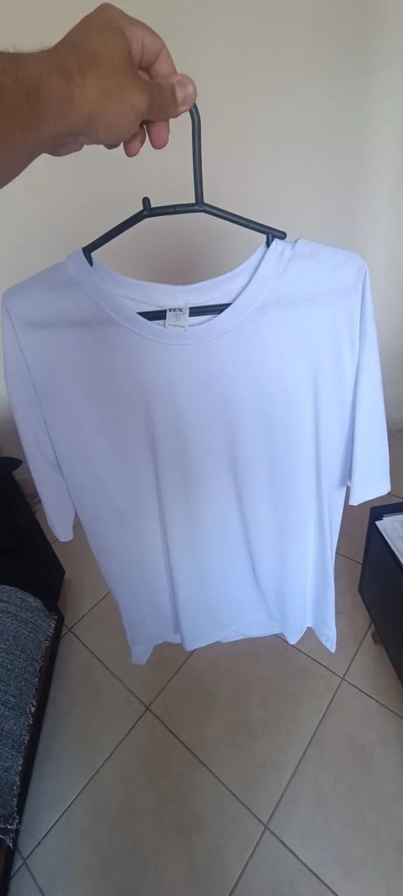 Kit 7 Camisas brancas G - Foto 3