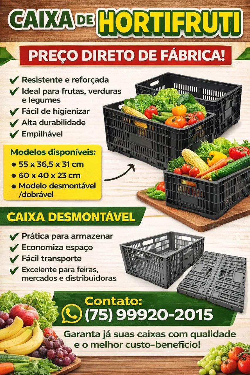 Caixa Hortifruti (Contetores)