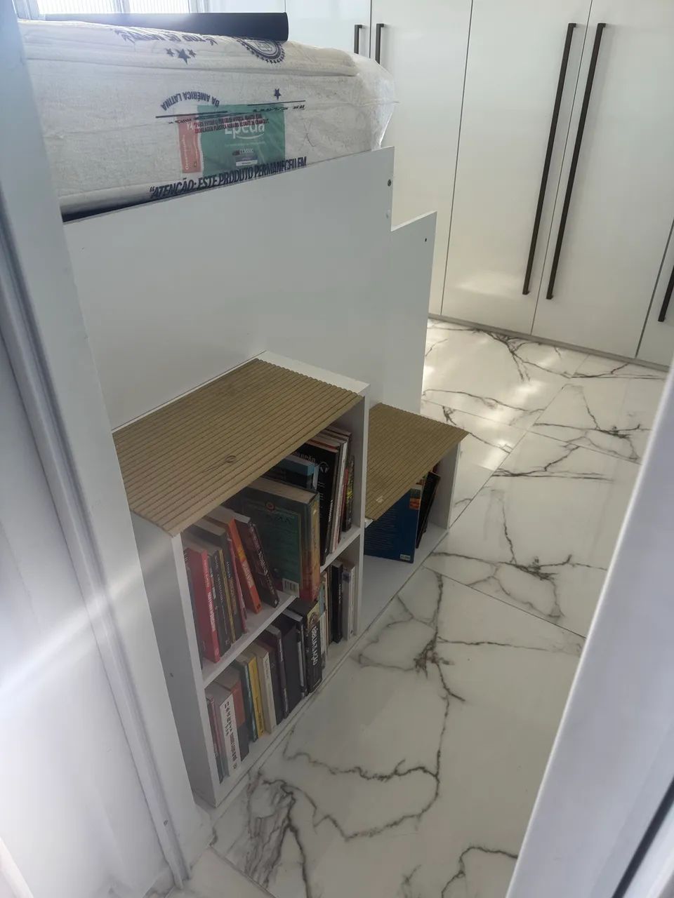 Cama Multifuncional SOLTEIRO + Colchão Flex - Foto 4