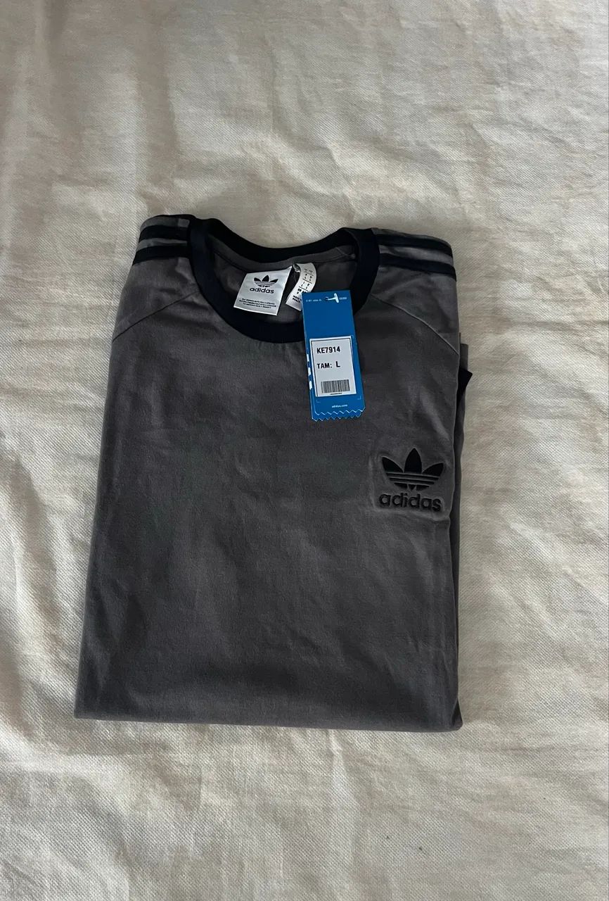 Camiseta Adidas Trefoil - G - original - nova  - Foto 3