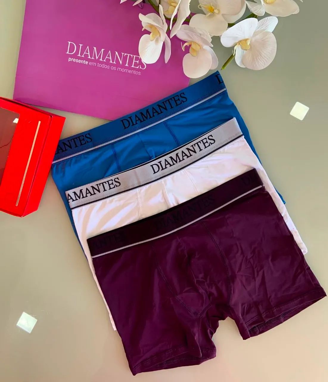 Kit com 03 cuecas Diamantes  - Foto 3