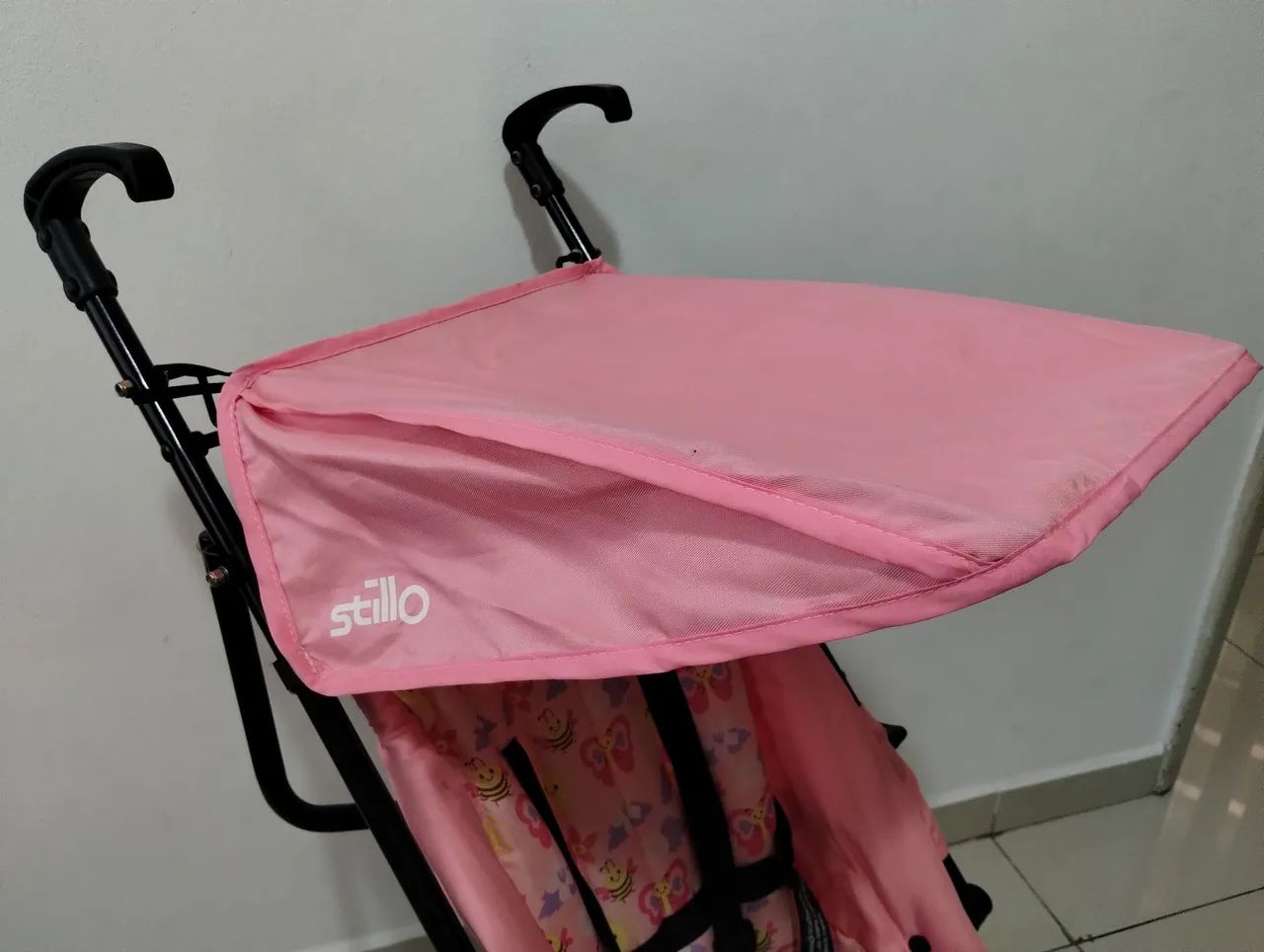 Carrinho bebê Stillo Rosa - Foto 3