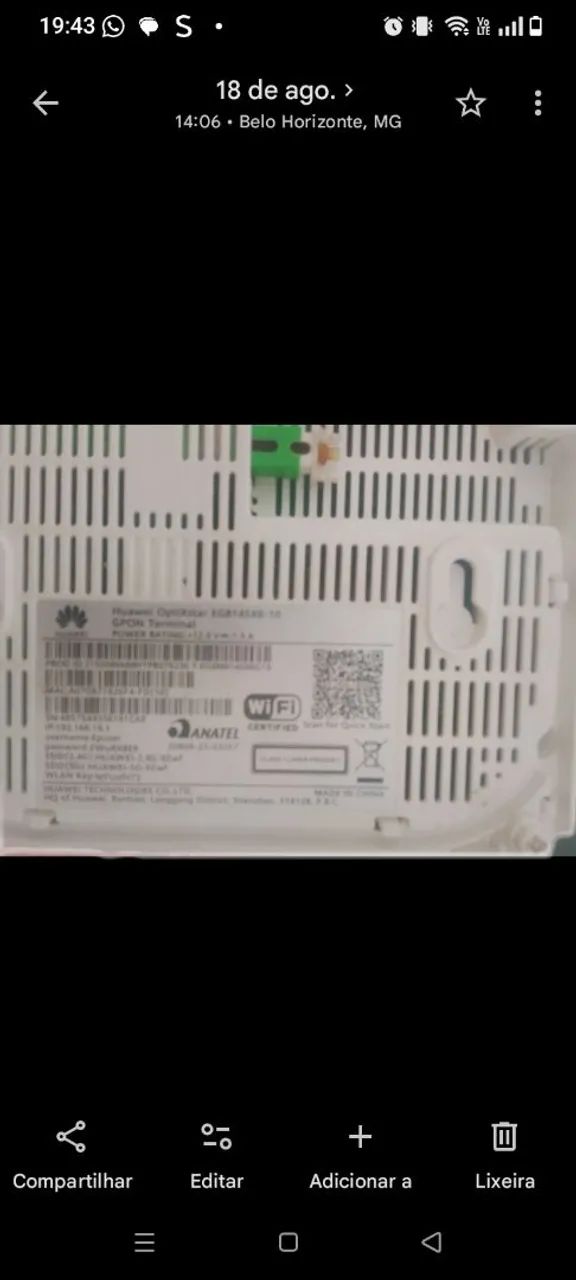 Roteador de internet Wi-Fi  - Foto 2
