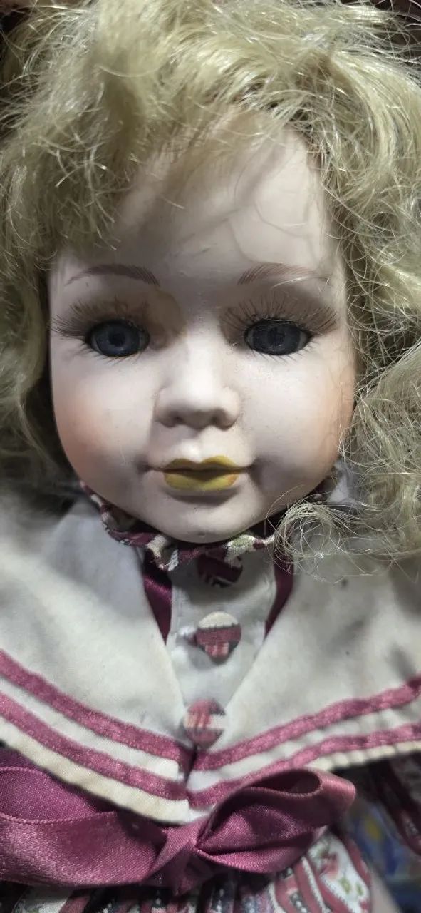 Boneca porcelana grande - Foto 2