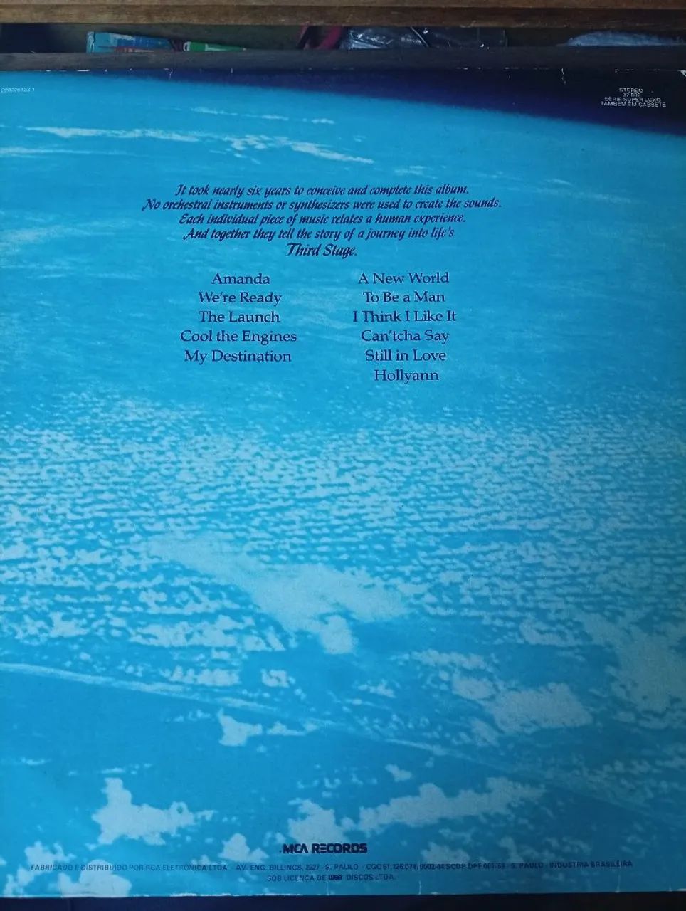 Boston - Third Stage - LP Vinil Original - MCA 1986 - Foto 2