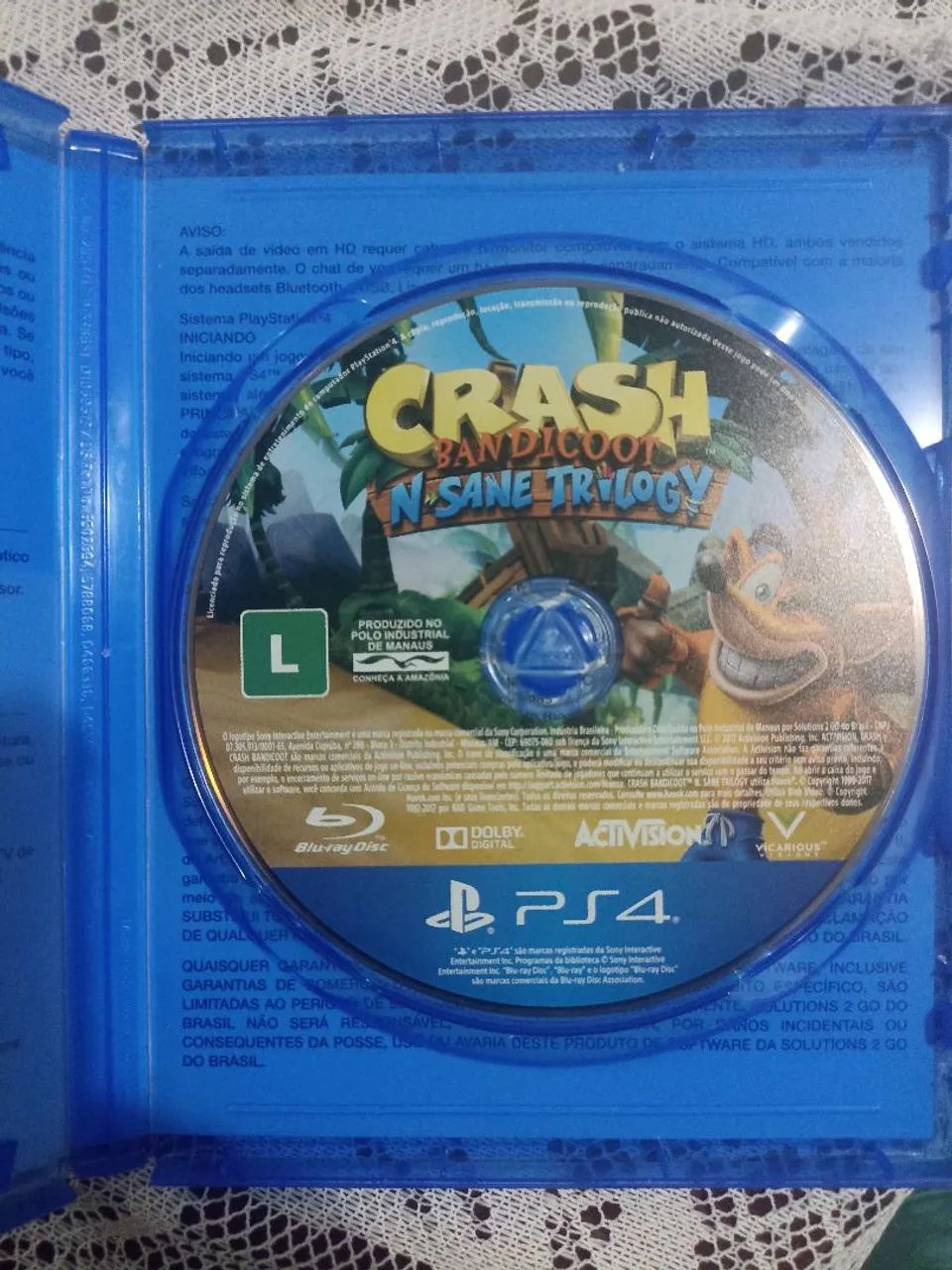 Jogo Crash Bandicoot Trilogy Ps4 - Foto 3
