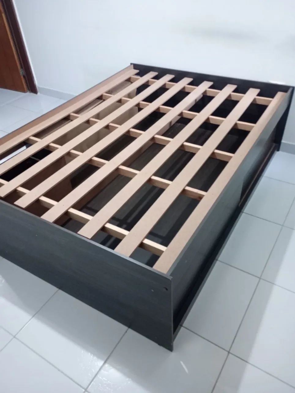 Base cama de casal com gavetas