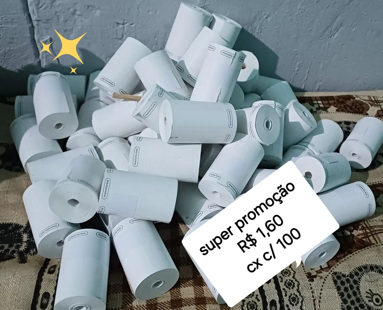 Bobinas maquineta cartão todas PROMOÇÃO 