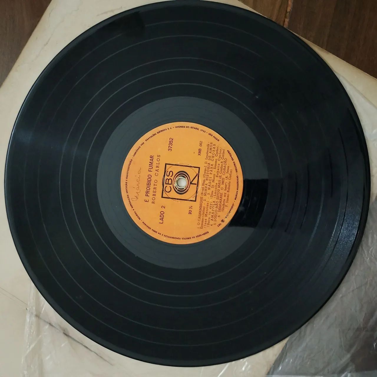 Disco vinil é proibido fumar Roberto Carlos  - Foto 3