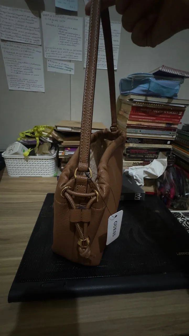 Bolsa GUESS original Caramelo- nova com etiqueta  - Foto 5