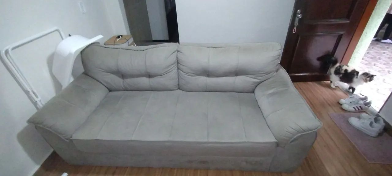 Sofá Suede excelente estado! 65104746685571121