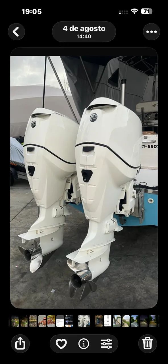 Motor evinrude 175 cv