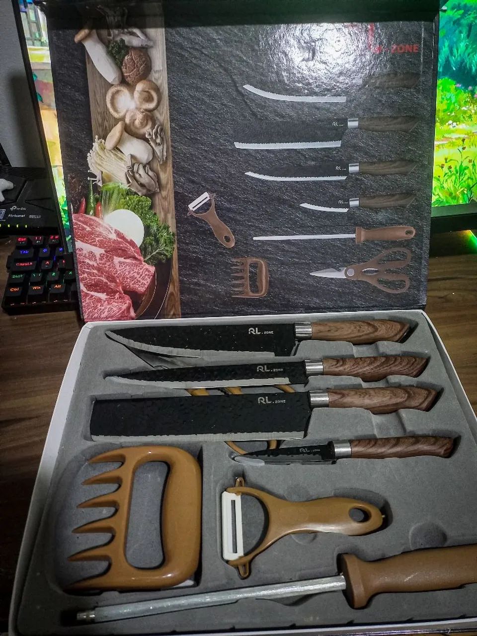 Kit de facas com 8 peças - Foto 2