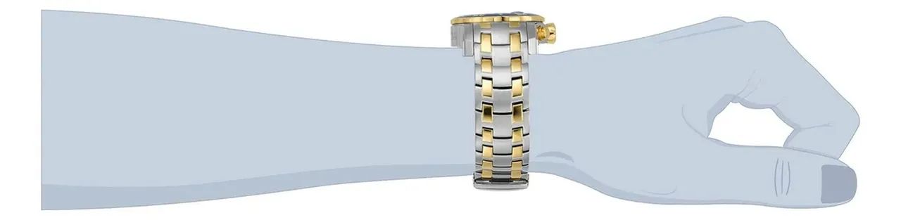 Relógio Masculino Invicta Pro Diver 0077 Aço Inoxidável Dourado - Foto 5