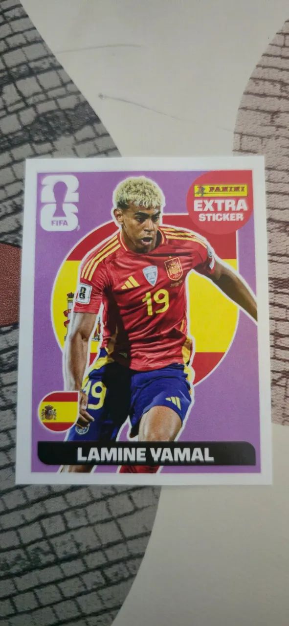 FIGURINHA COPA LEGEND YAMAL BORDÔ 