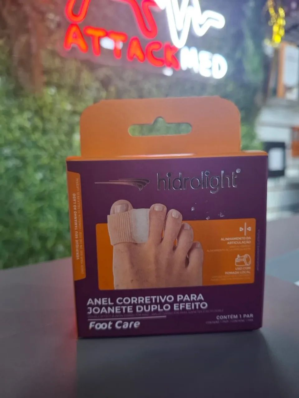 Anel Corretivo para Joanete Duplo Efeito - Hidrolight