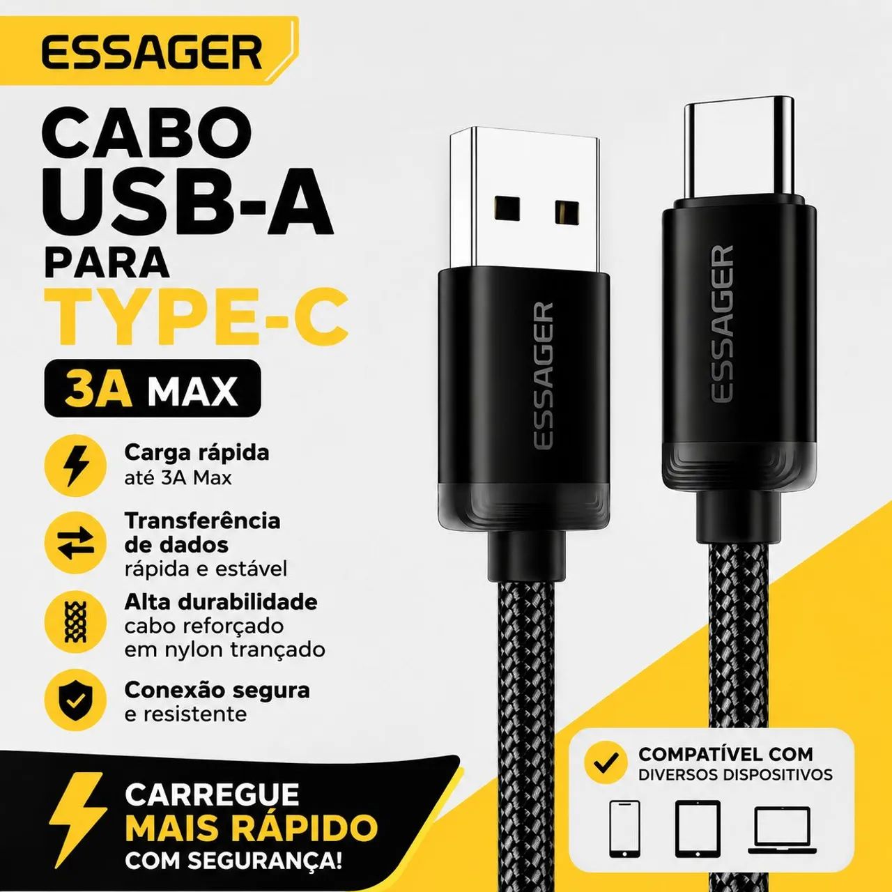 CABO PARA CELULAR - ESSAGER 