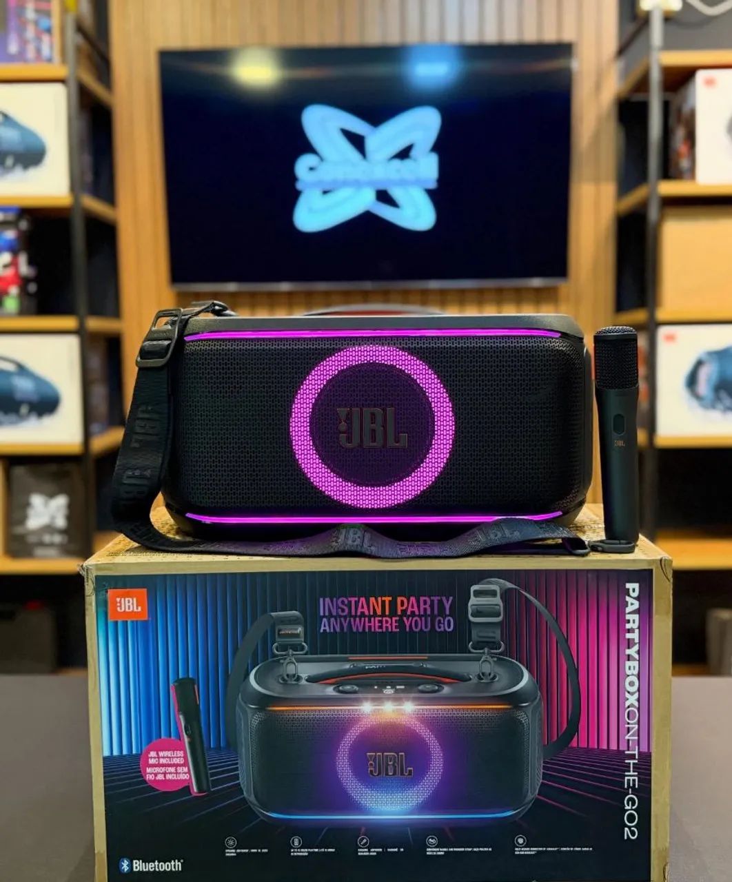 JBL partybox on the go 2 - com microfone  - Foto 3