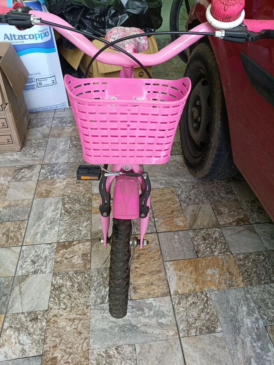 Bicicleta aro 16 rosa - Foto 3
