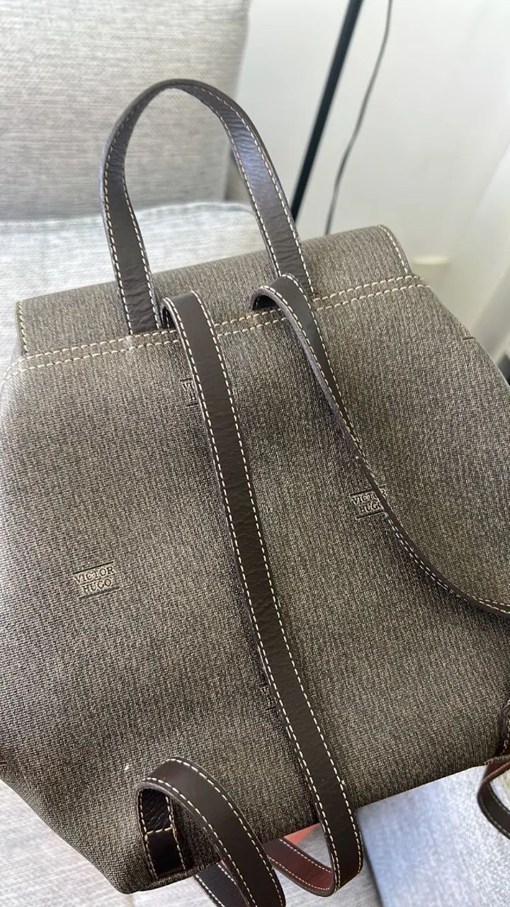 Mochila Victor Hugo Couro  - Foto 2