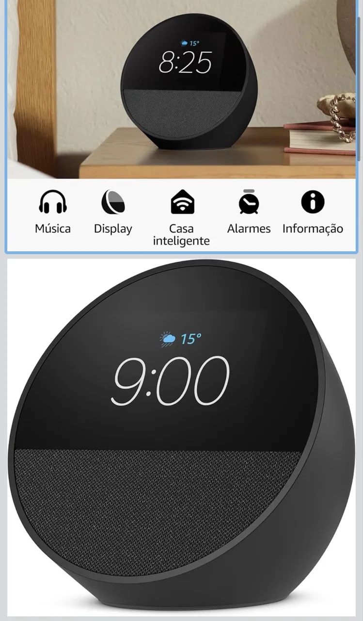 Alexa com Relógio - Foto 5