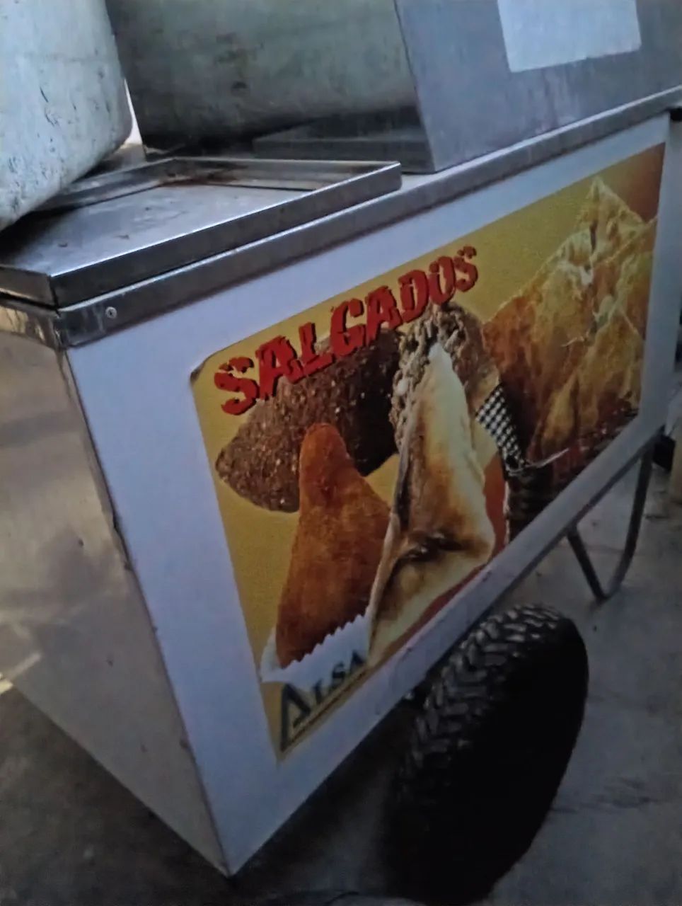 Barraca carrocinha de salgados 