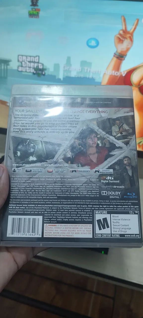 HEAVY RAIN ORIGINAL - PS3 - Foto 2
