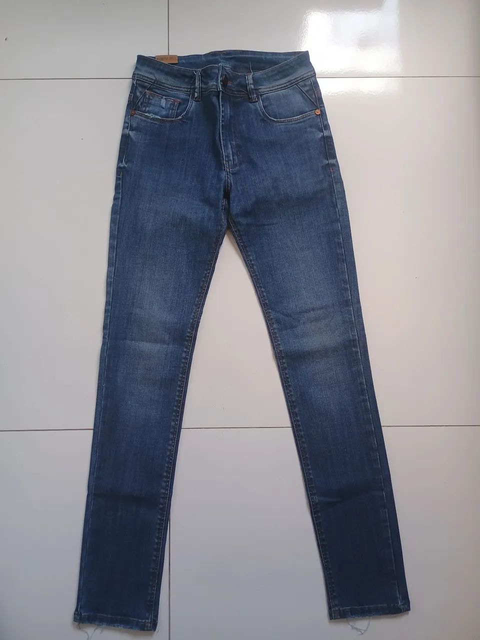 Calça Feminina Jeans com Lycra
