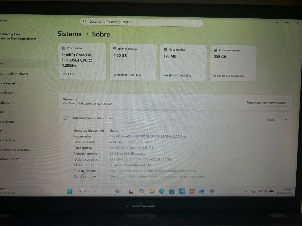 Notebook asus i3 - Foto 4