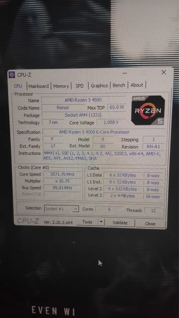 Ryzen 5 4500