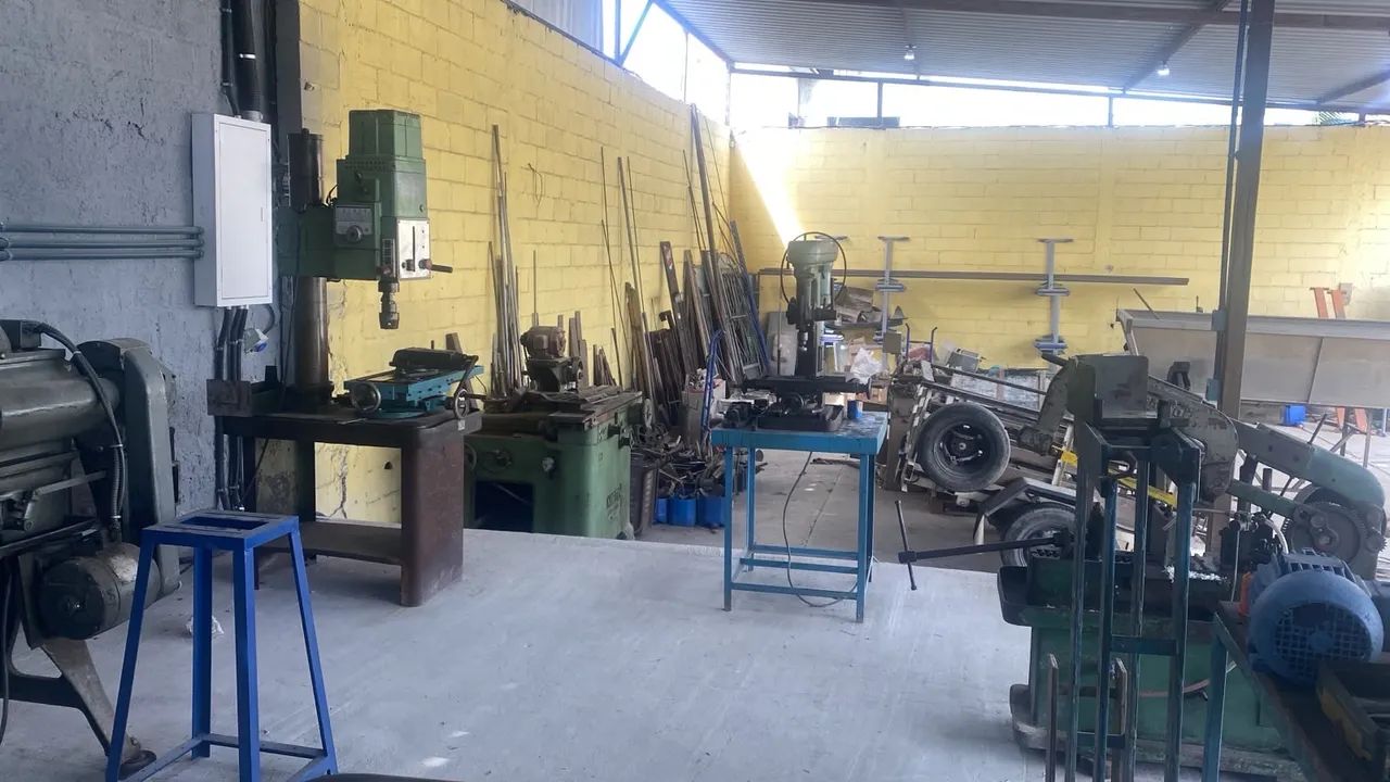 Oficina de usinagem e reparo 