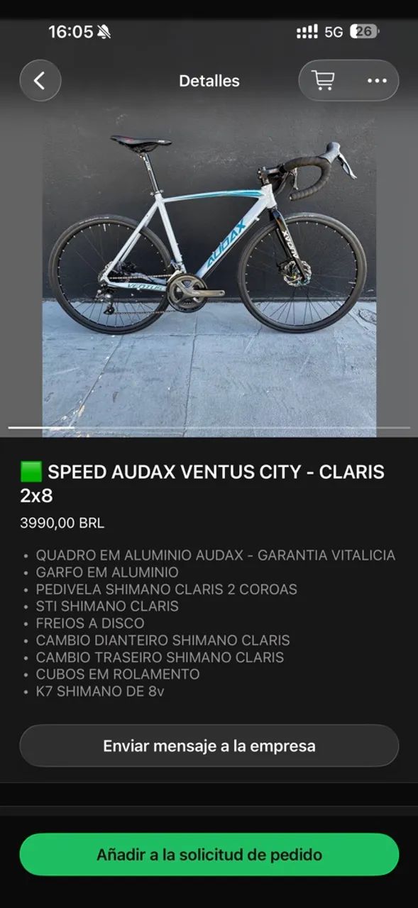 Bicicleta Bike audax Speed  - Foto 2