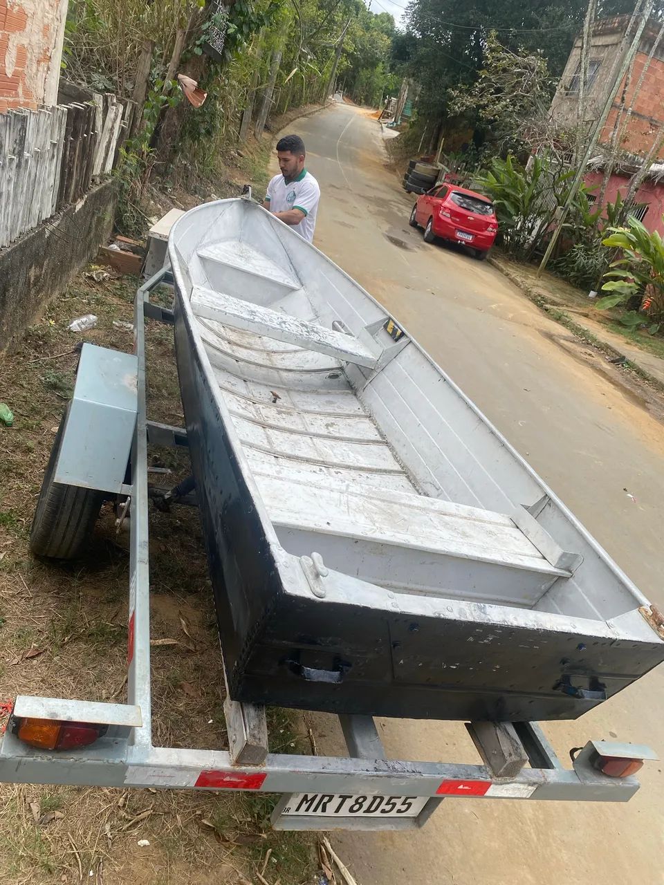 Barco de alumínio 