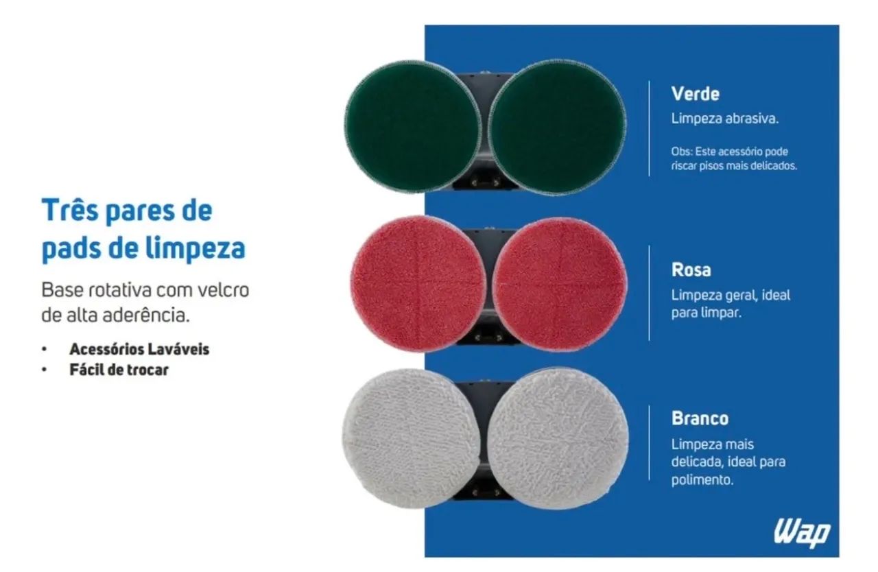 Limpador E Polidor De Pisos Wap Brilha Up - Foto 4