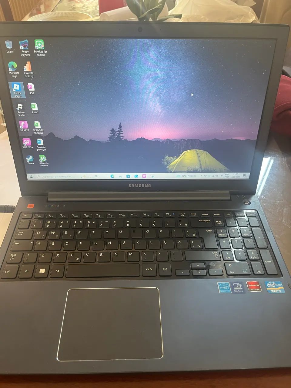 Notebook Samsung Intel core i-5 com bateria - Foto 2