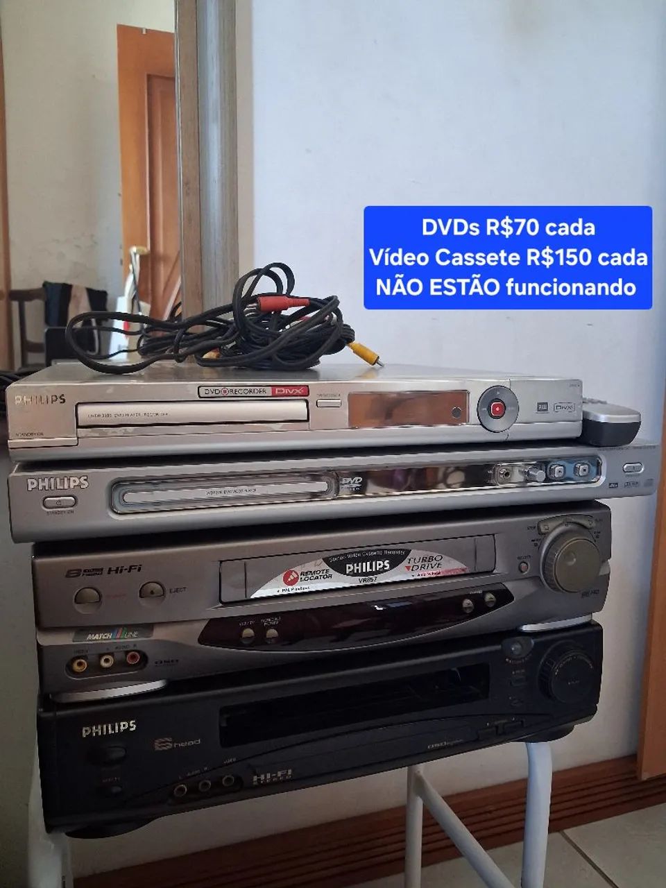 Video Cassete e DVD