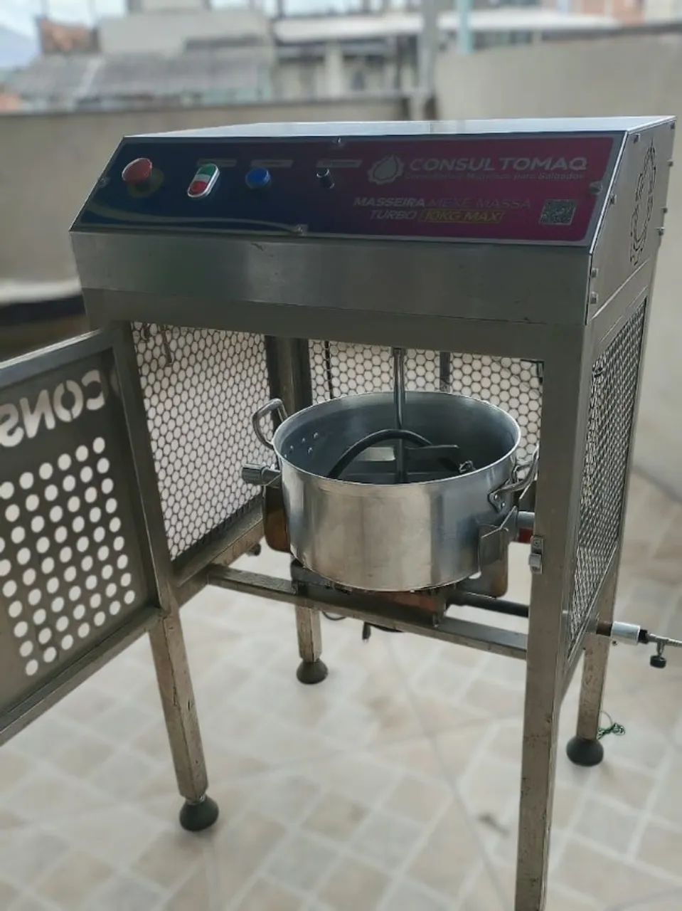 Masseira Planetária de Salgados CONSULTOMAQ MAX - 10KG - A GÁS + 220V Valor no PIX - Foto 3