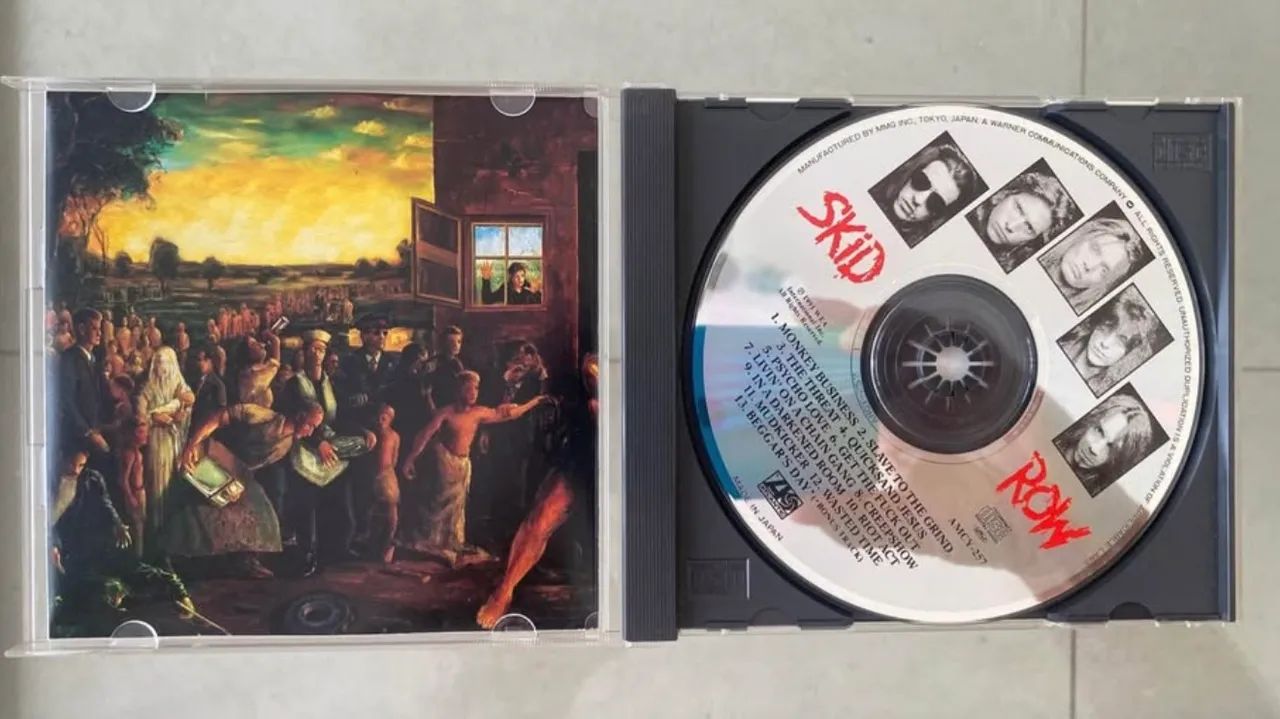 Cd Skid Row - Slave to the grind (importado Japan) - CDs, DVDs etc