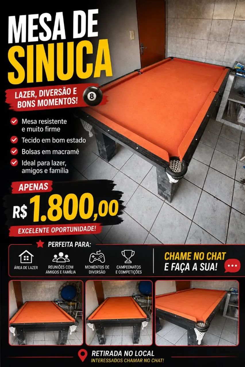 Mesa de sinuca