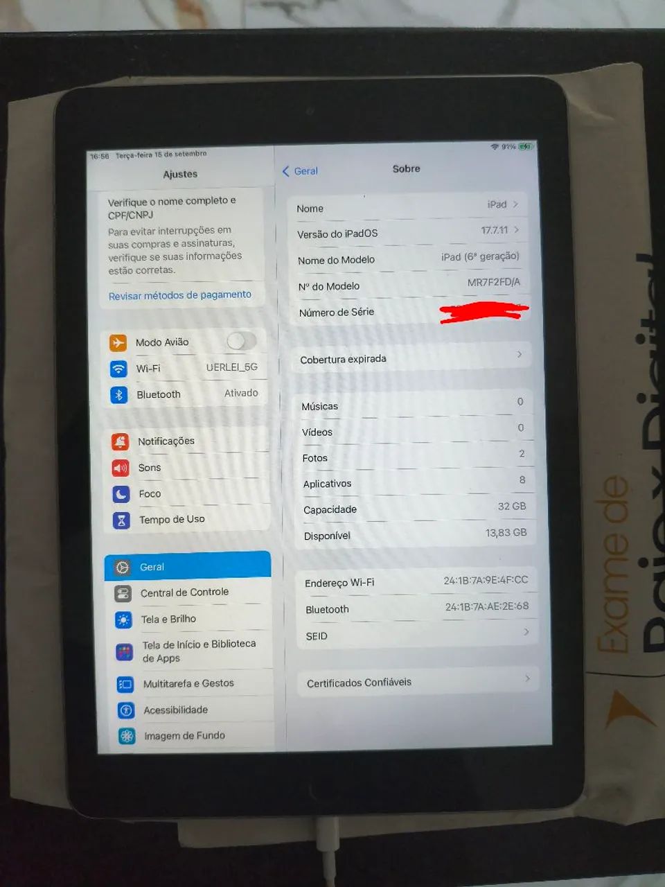 IPAD 6ª GERAÇÃO 32GB - Foto 5