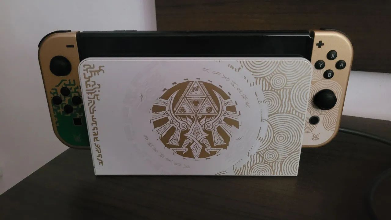 Switch Oled Zelda + Jogo - Foto 5