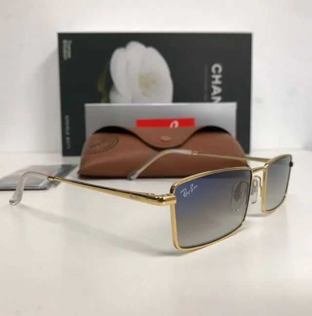 óculos de sol ray ban emy azul degrade