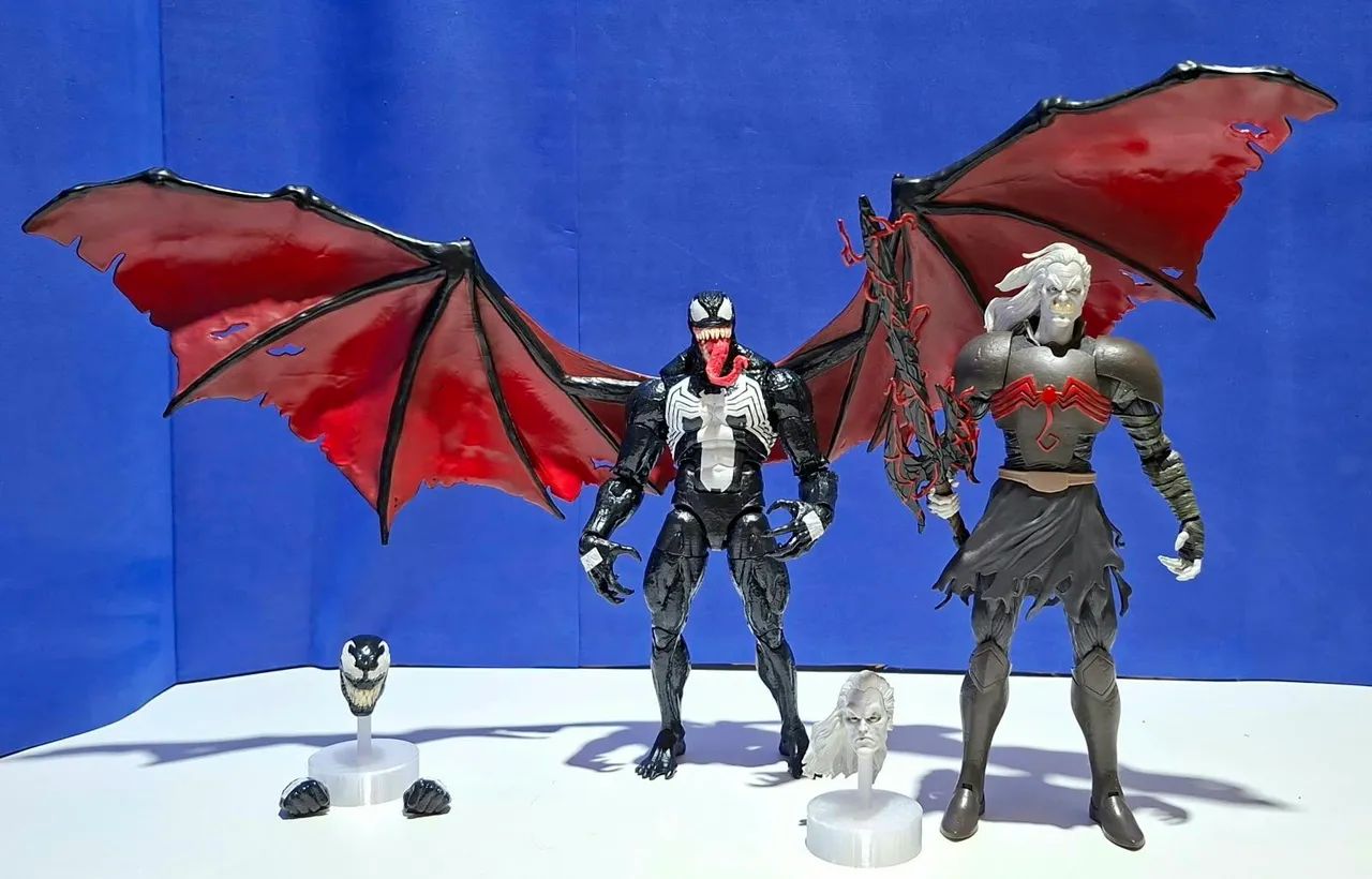 Marvel Legends Pack Venom e Knull do universo do Homem Aranha - Foto 4
